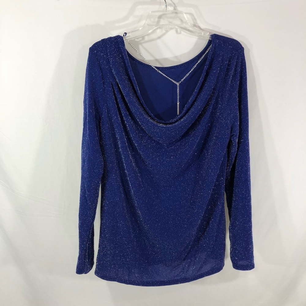 Michael Michael Kors Embellished Cowl Back Top XL - Picture 2 of 8